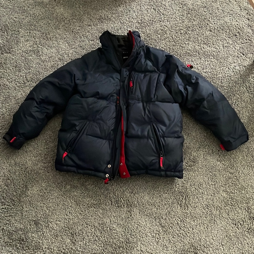 Navy Blue Gap Winter Coat